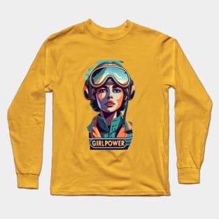 Girl Pilot Long Sleeve T-Shirt